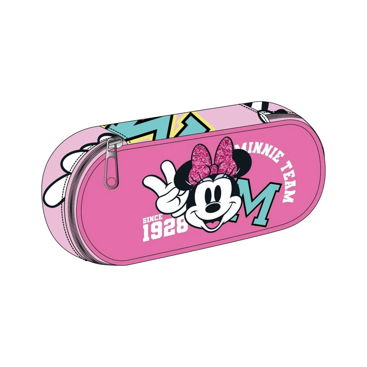ESTUCHE ESCOLAR MINNIE MOUSE FUCSIA 8,5 X 5 X 22,5 CM