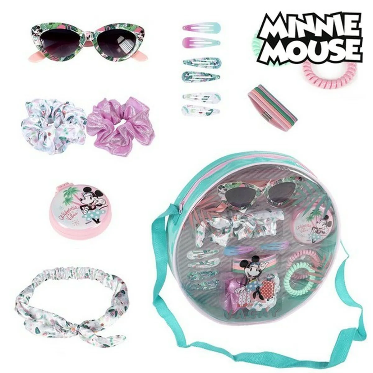 NECESER CON ACCESORIOS MINNIE MOUSE CD-25-1644 (19 PCS)