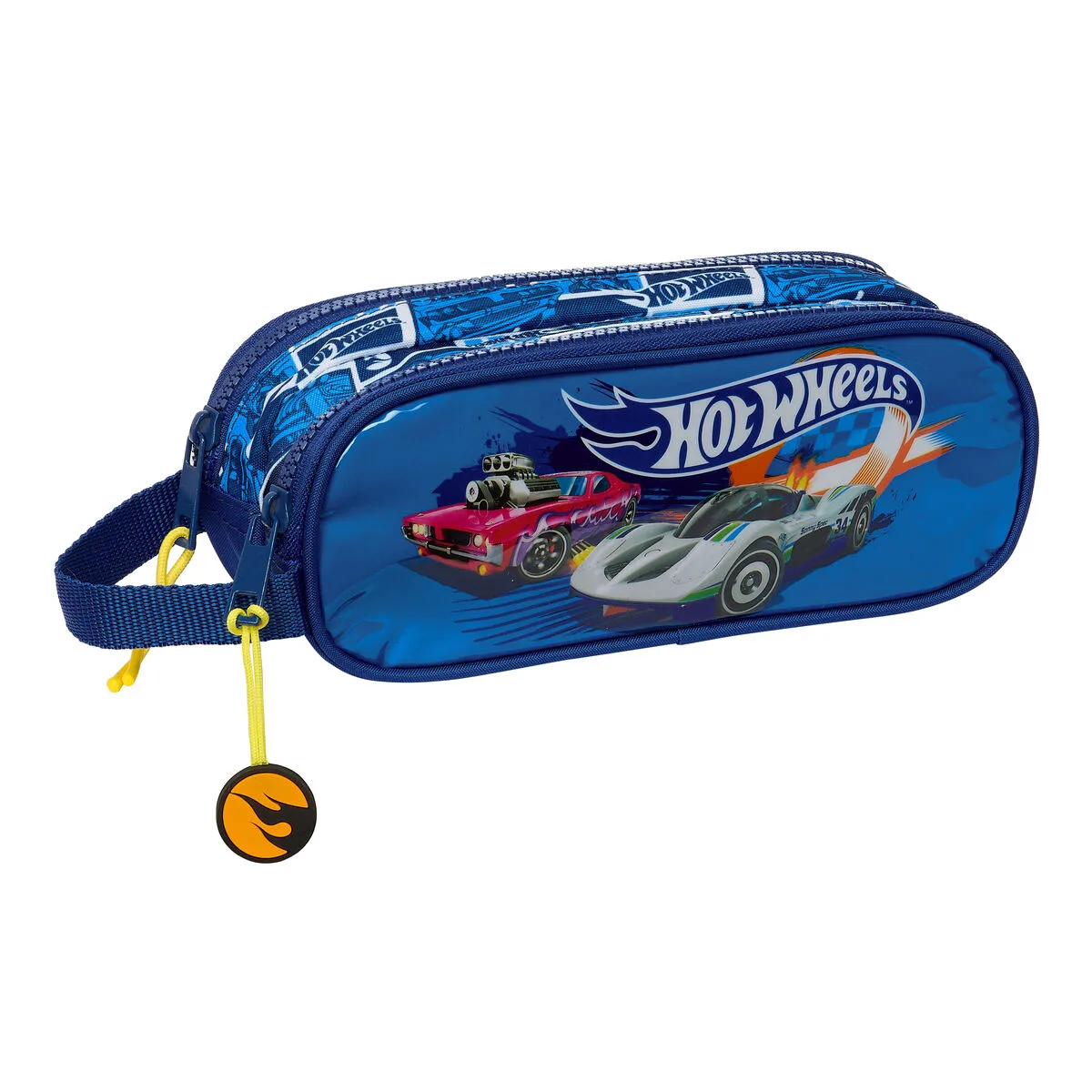 PORTATODO DOBLE HOT WHEELS SONNY AZUL MARINO 21 X 8 X 6 CM