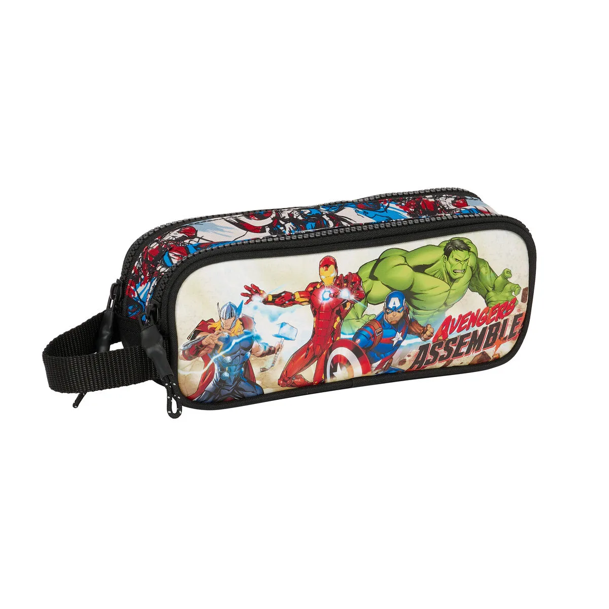 PORTATODO DOBLE THE AVENGERS FOREVER MULTICOLOR 21 X 8 X 6 CM