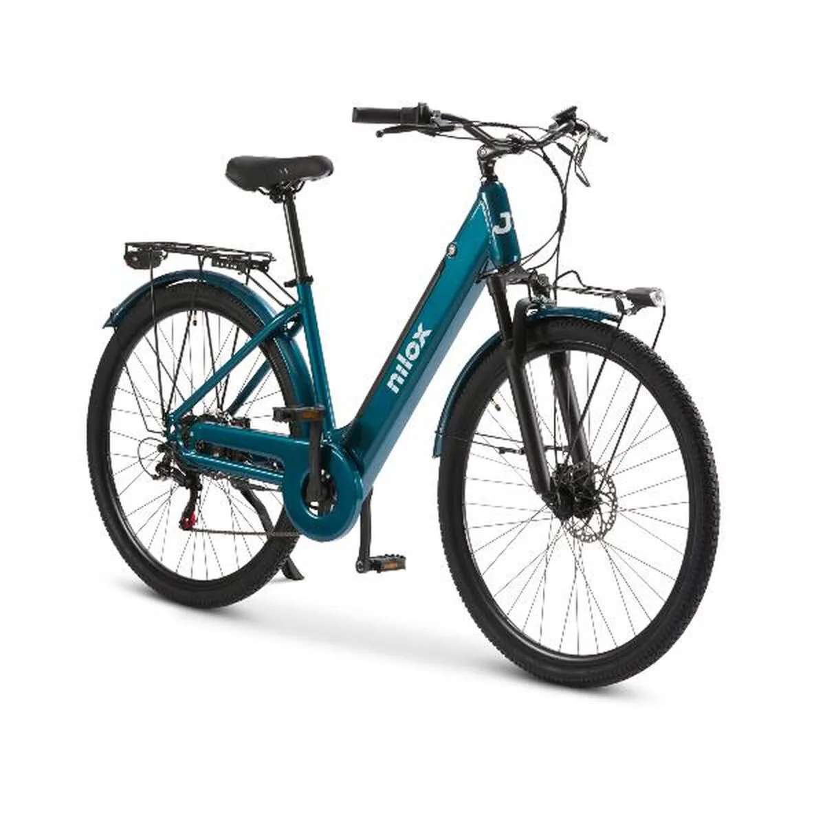 BICICLETA ELÉCTRICA NILOX J7 VERDE 250 W 28"