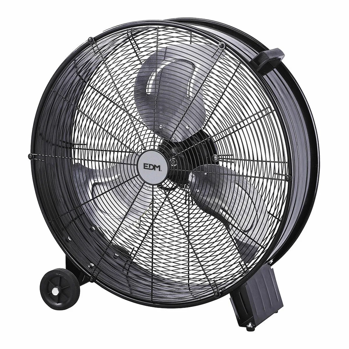 VENTILADOR DE SUELO EDM NEGRO 180 W Ø 60 CM INDUSTRIAL