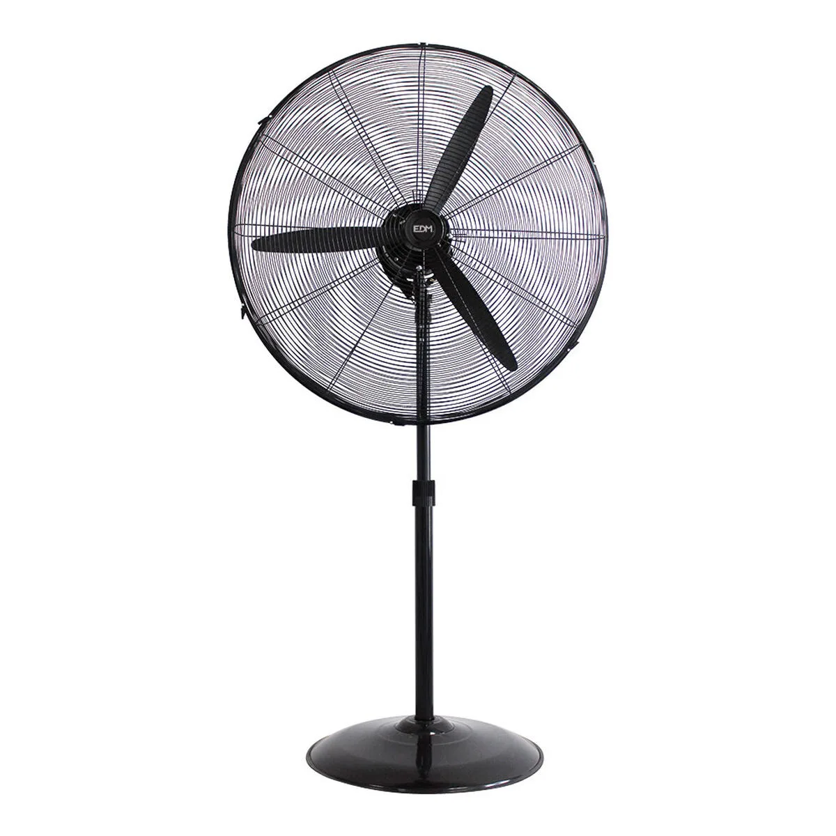 VENTILADOR DE PIE EDM INDUSTRIAL NEGRO 180 W