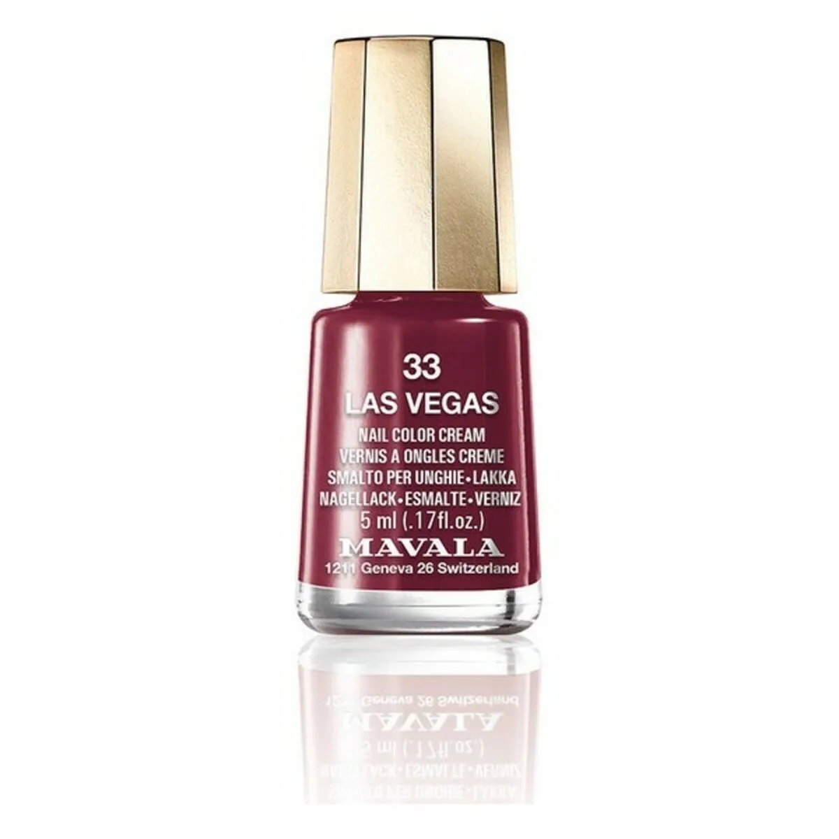 ESMALTE DE UÑAS NAIL COLOR MAVALA 33-LAS VEGAS (5 ML)