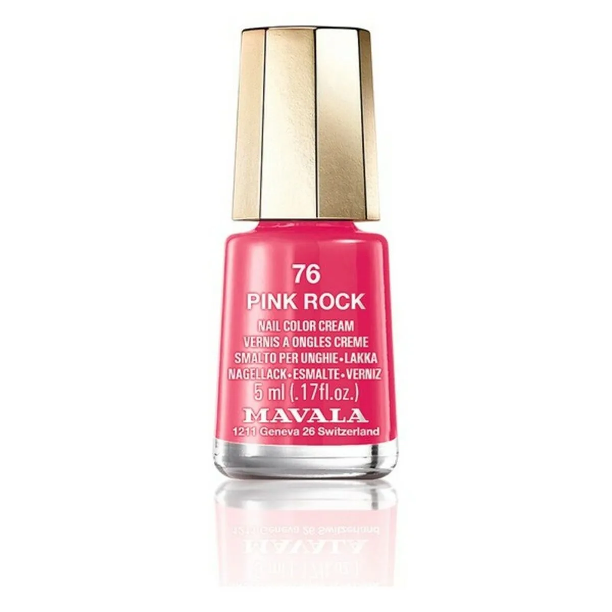 ESMALTE DE UÑAS NAIL COLOR MAVALA 76-PINK ROCK (5 ML)