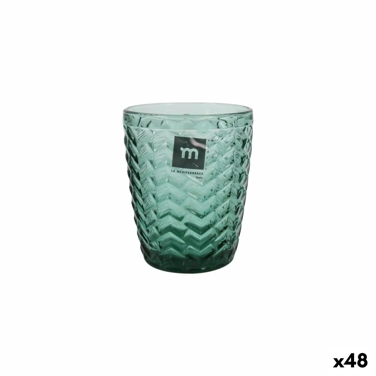 VASO DE AGUA LA MEDITERRÁNEA SPICA VERDE (48 UNIDADES)