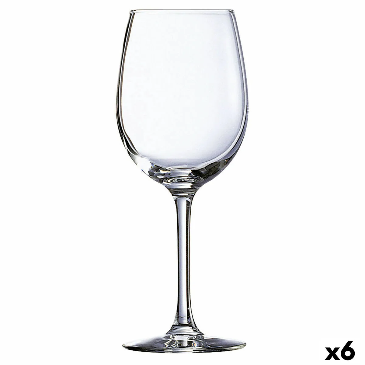 COPA DE VINO EBRO TRANSPARENTE VIDRIO (580 ML) (6 UNIDADES)