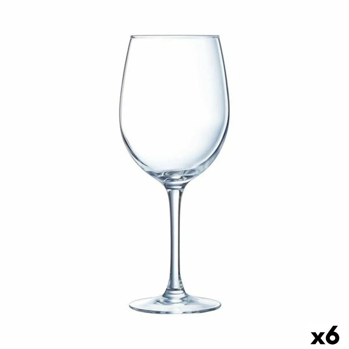 COPA DE VINO LUMINARC ARA TRANSPARENTE VIDRIO 470 ML (6 UNIDADES)