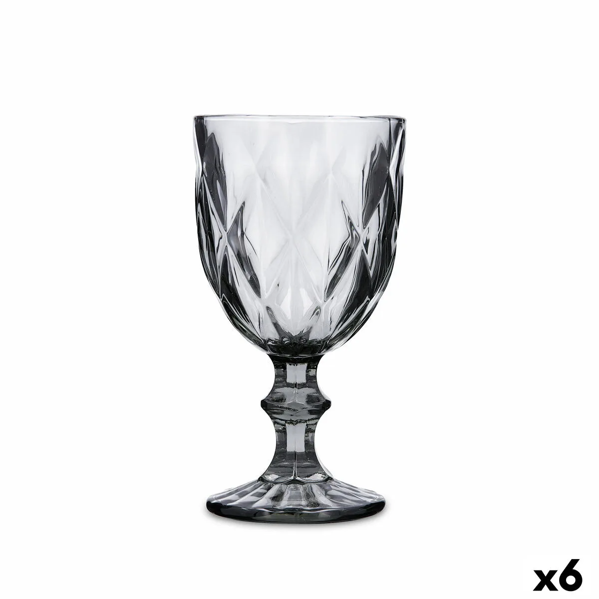 COPA QUID MAIA AZUL VIDRIO 235 ML (6 UNIDADES)