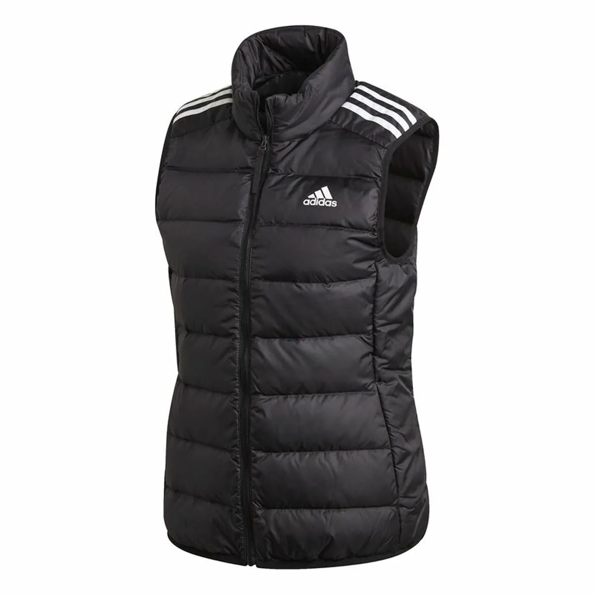 CHAQUETA DEPORTIVA PARA MUJER ADIDAS ESS DOWN BLANCO NEGRO CHALECO