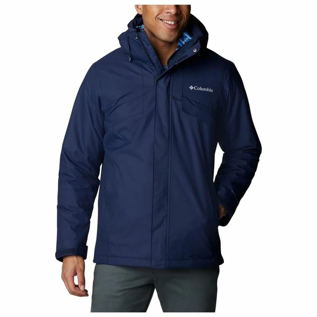 CHAQUETA DEPORTIVA PARA HOMBRE COLUMBIA BUGABOO II AZUL OSCURO