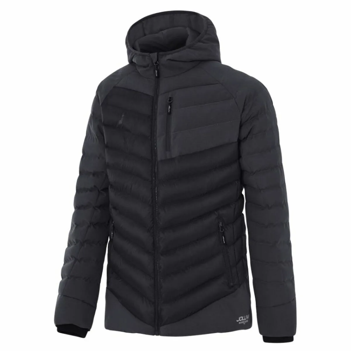 CHAQUETA DEPORTIVA PARA HOMBRE JOLUVI HEAT RIVA NEGRO
