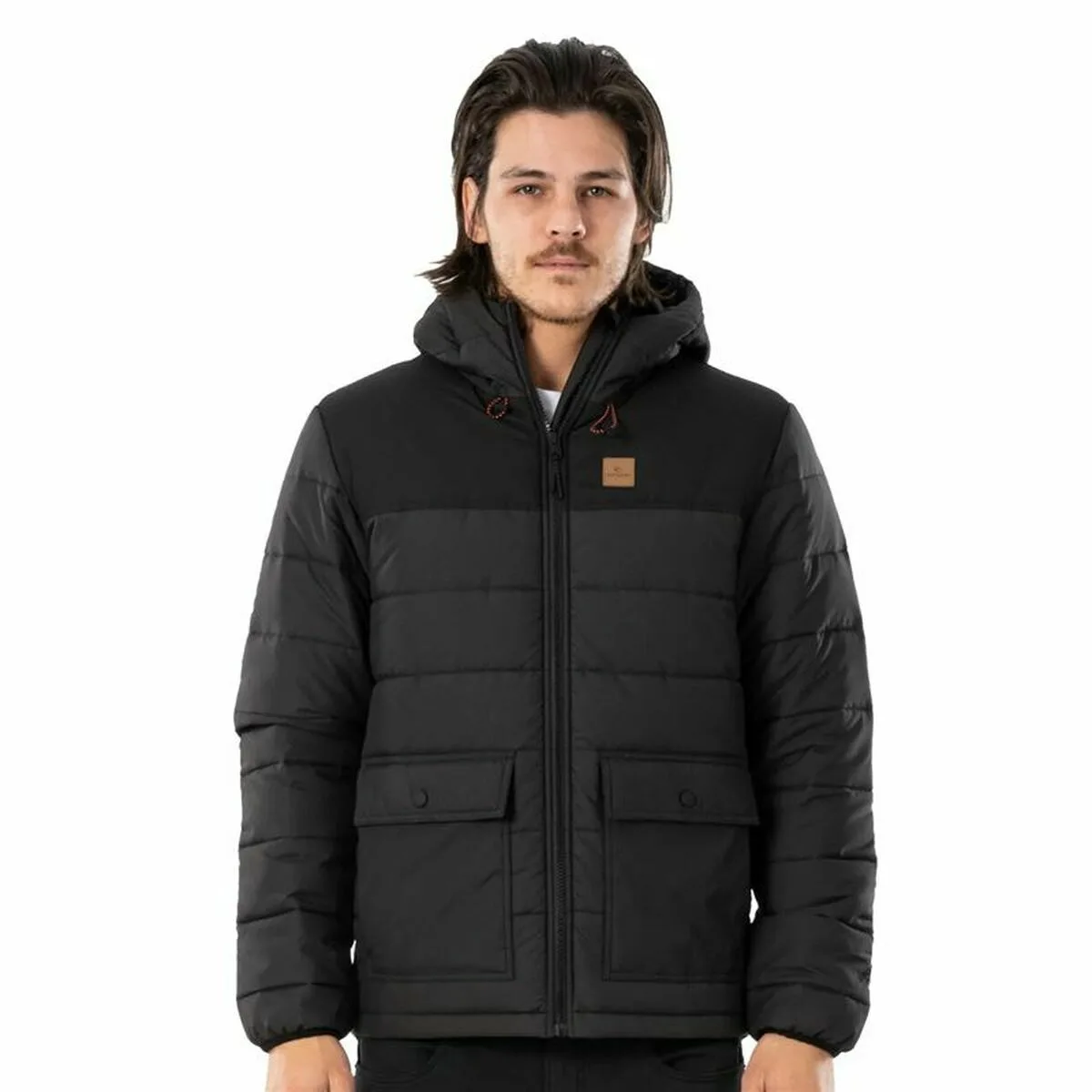CHAQUETA DEPORTIVA PARA HOMBRE RIP CURL ANTI SERIES RIDGE NEGRO