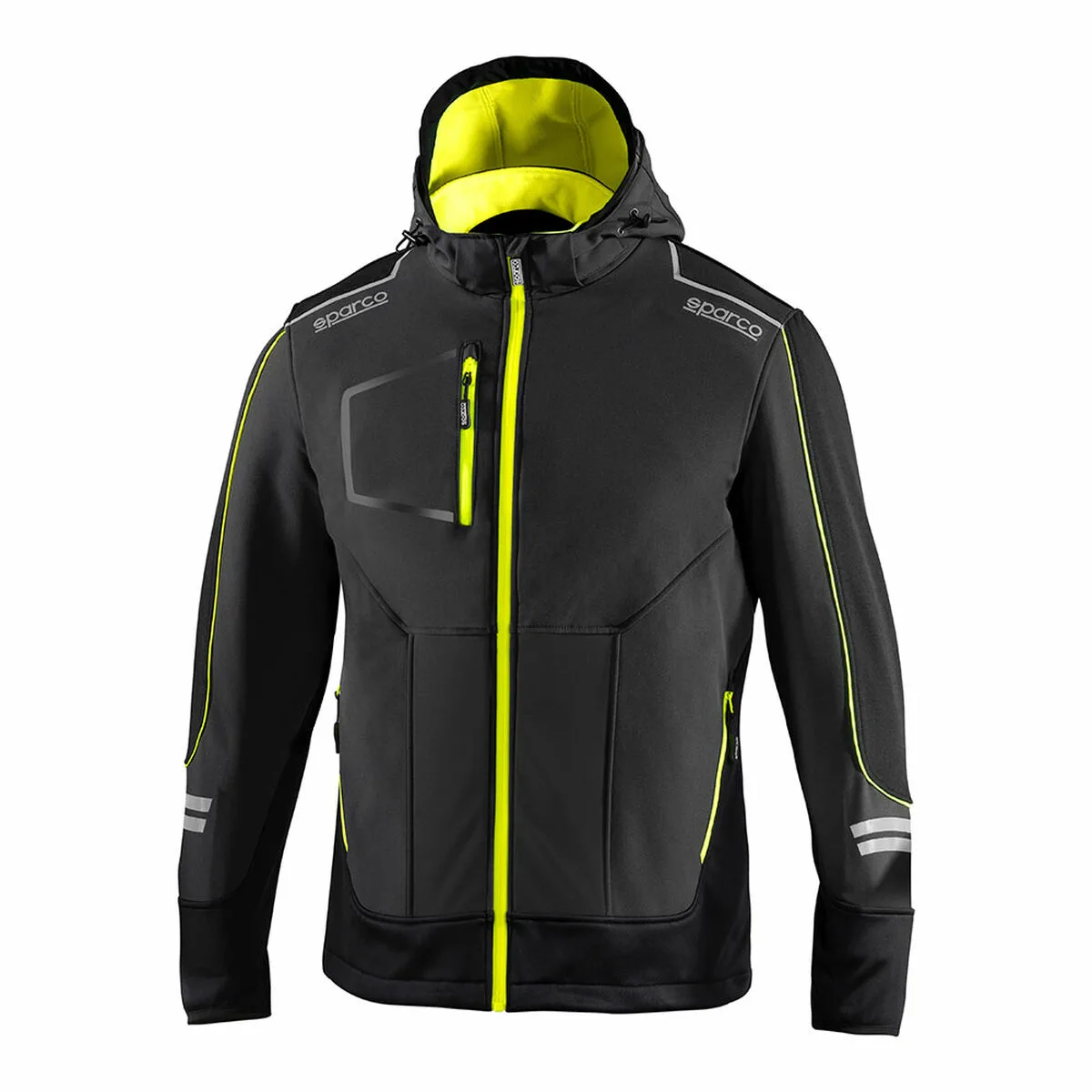 CHAQUETA DEPORTIVA PARA HOMBRE SPARCO TECH NDIS NEGRO