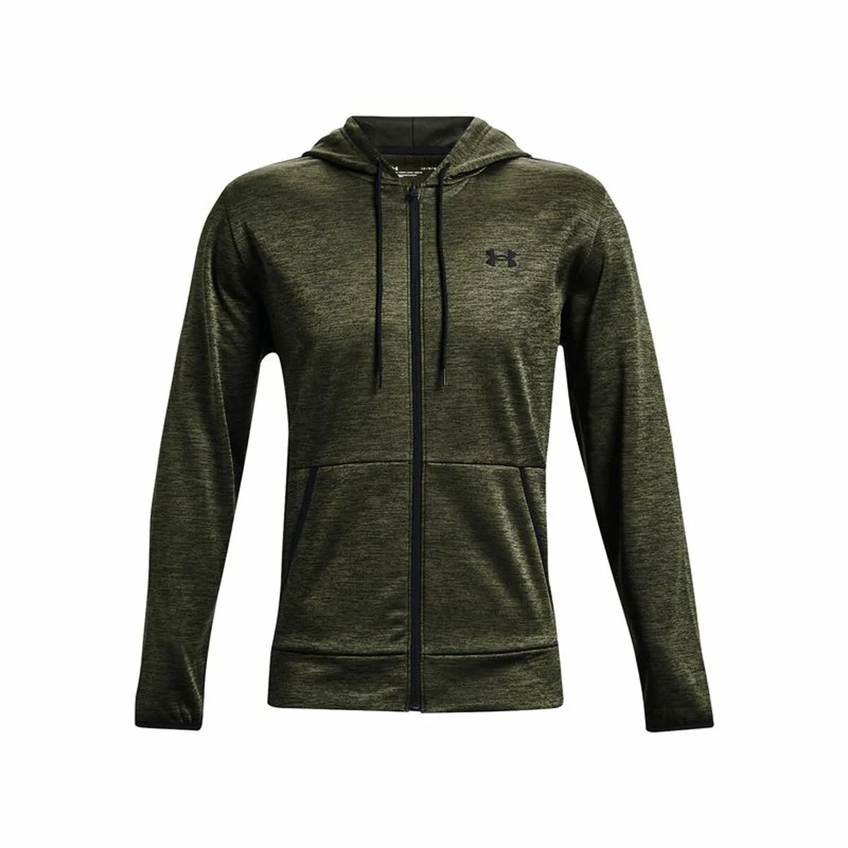 CHAQUETA DEPORTIVA PARA HOMBRE UNDER ARMOUR FLEECE FZ OLIVA