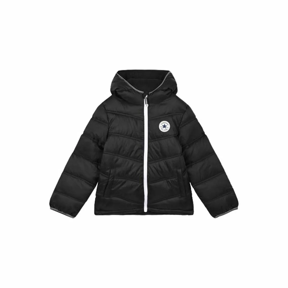 CHAQUETA INFANTIL CONVERSE MDWT NEGRO