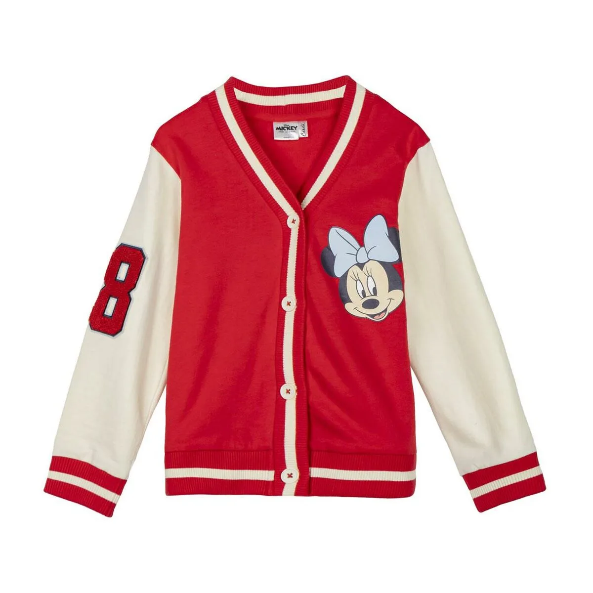 CHAQUETA DE CHÁNDAL PARA NIÑOS MINNIE MOUSE ROJO