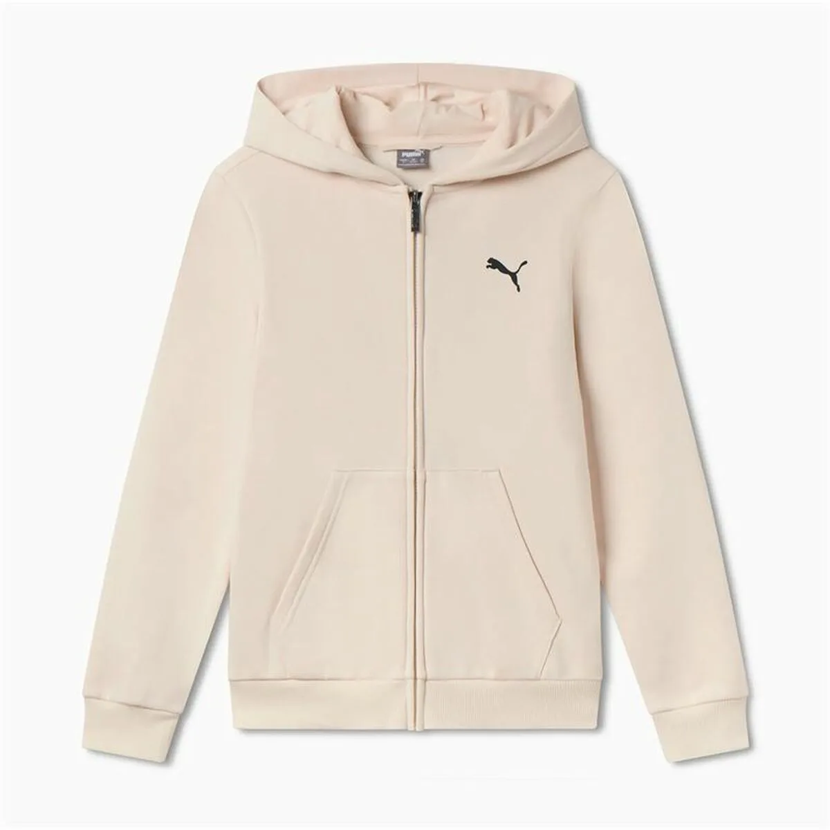CHAQUETA INFANTIL PUMA ESSENTIALS+ GRAPHIC HOODIE FZ BEIGE