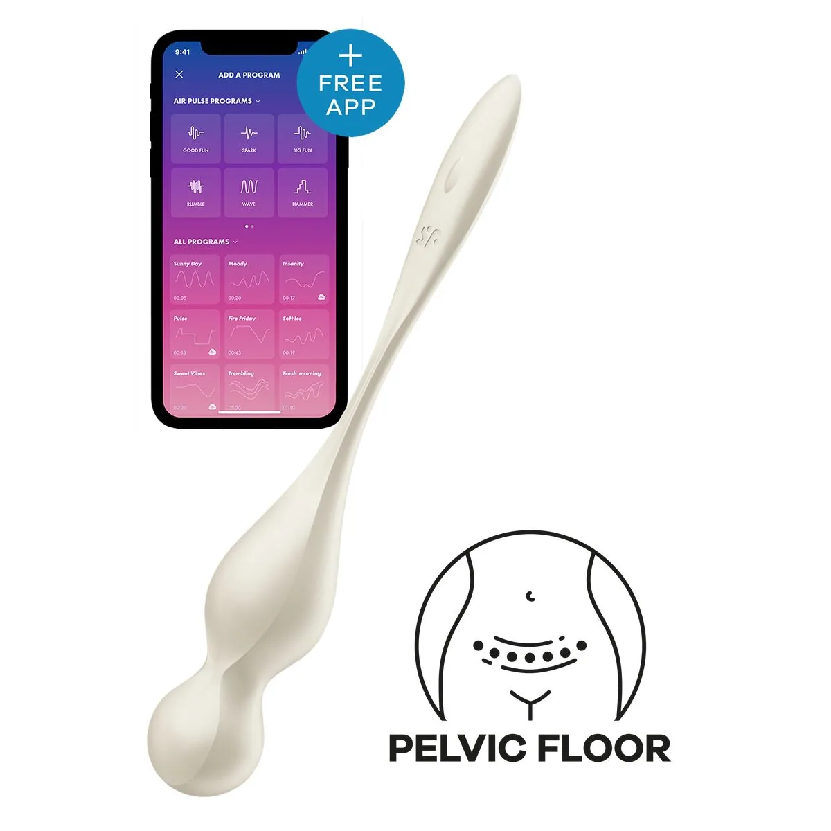 VIBRADOR PUNTO G SATISFYER BLANCO