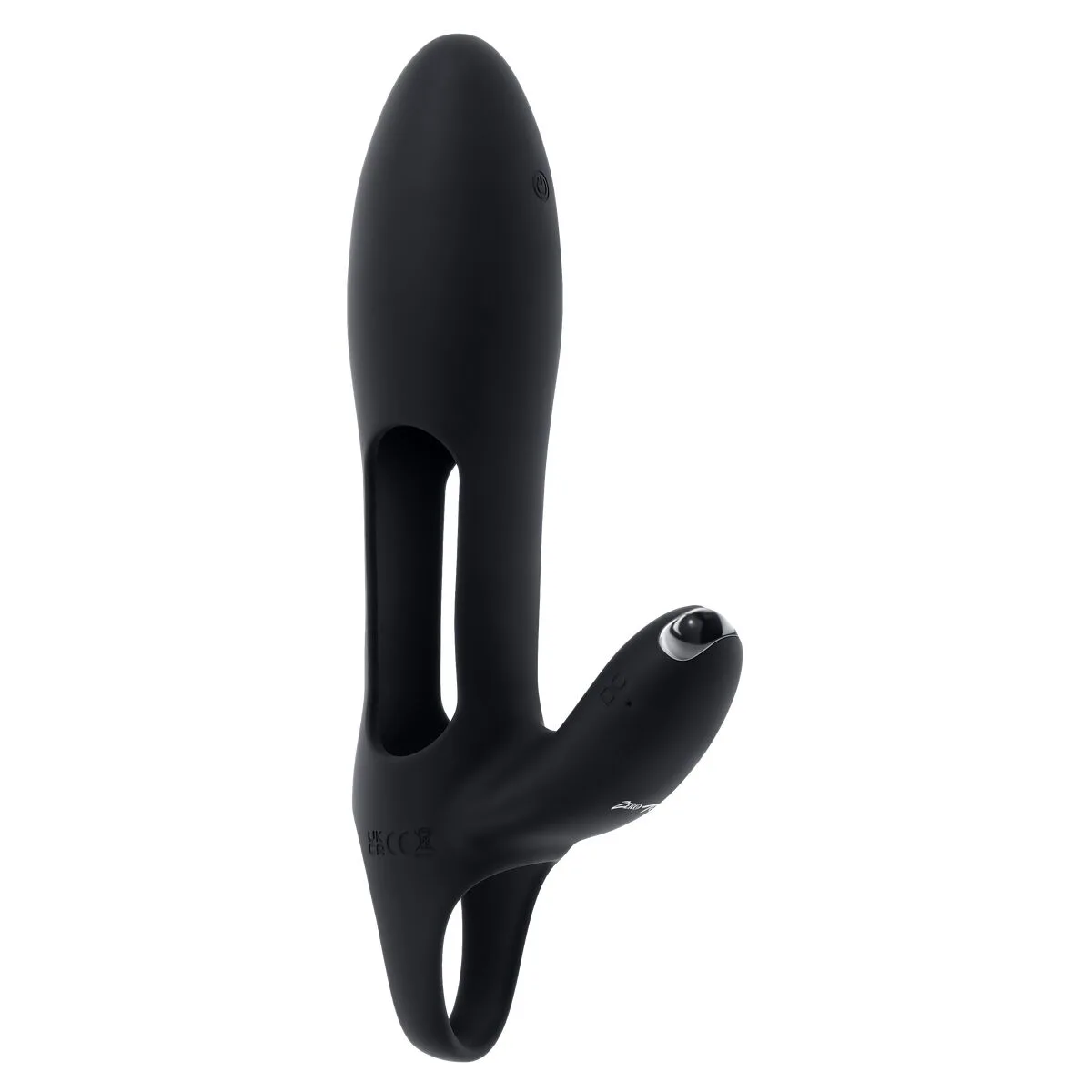 VIBRADOR DOBLE ESTIMULACIÓN EVOLVED ZERO TOLERANCE BLACK