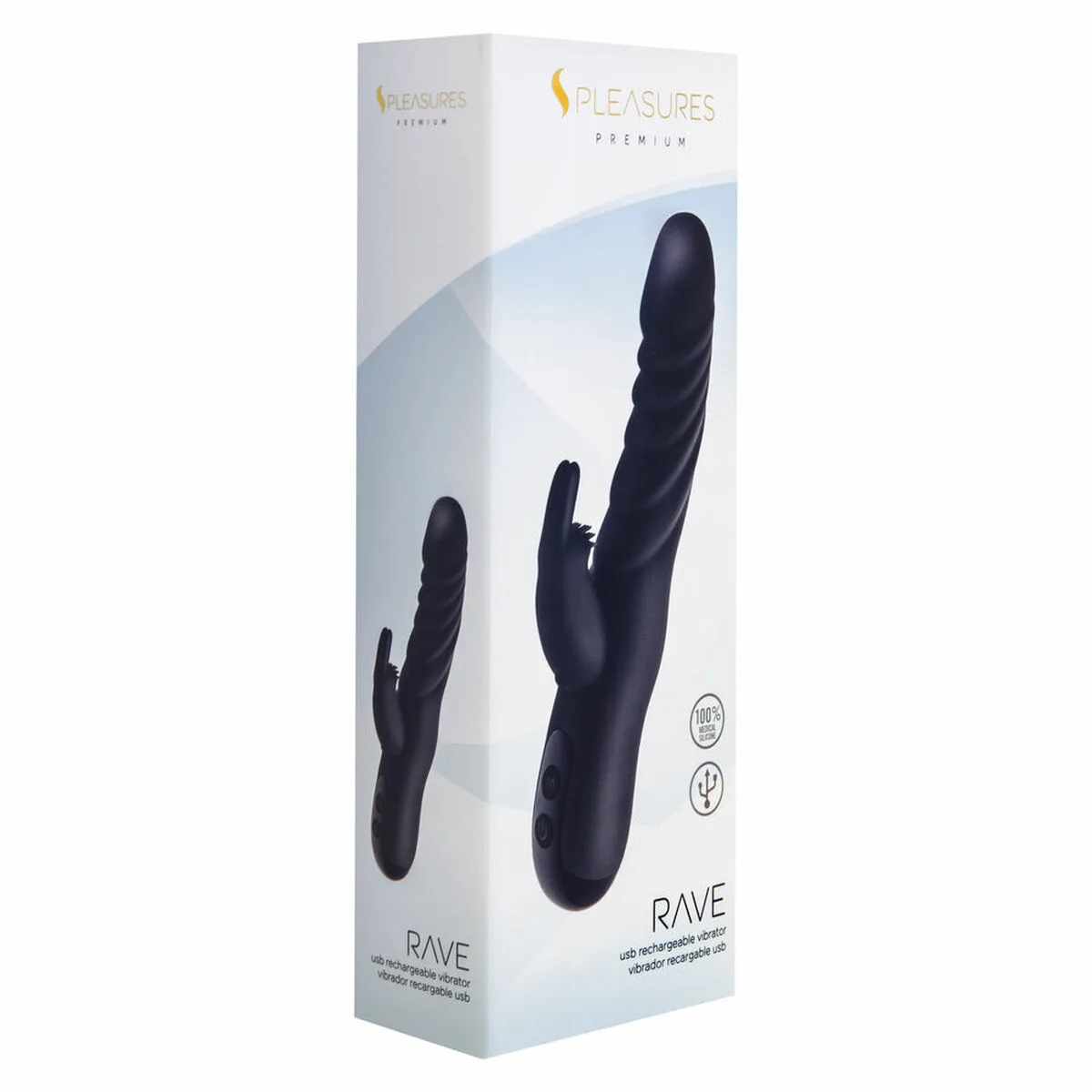 VIBRADOR S PLEASURES NEGRO