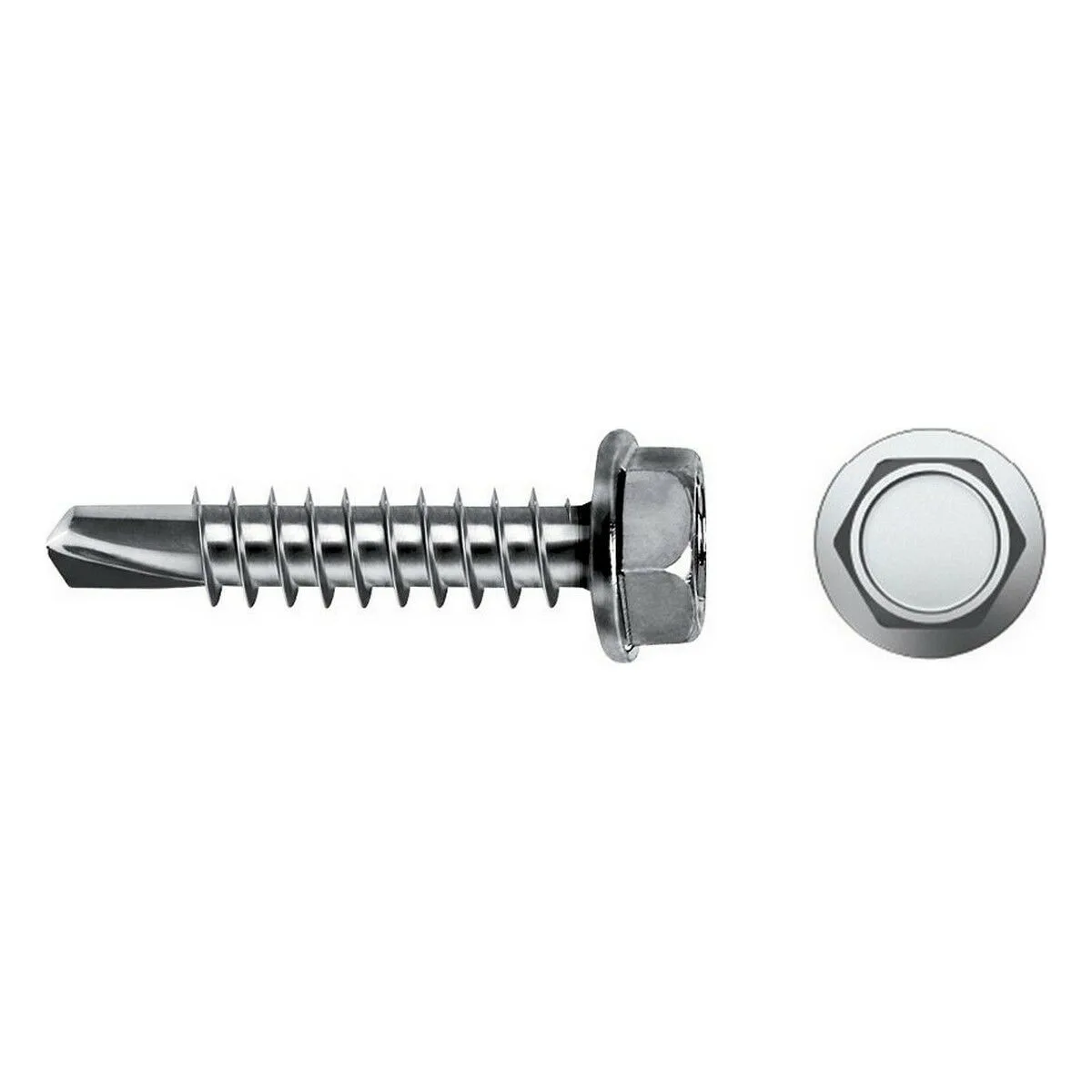 TORNILLO AUTOROSCANTE CELO 4,8 X 38 MM TORNILLO PARA CHAPA DE METAL 250 UNIDADES ZINCADO