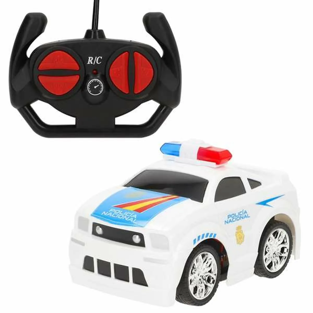 COCHE RADIO CONTROL COLORBABY 15 CM POLICÍA